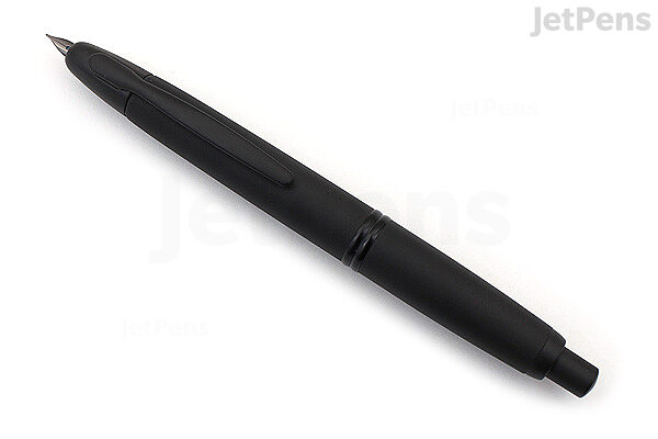 meer weggooien Wereldrecord Guinness Book Pilot Vanishing Point Fountain Pen - Black Matte - 18k Medium Nib | JetPens