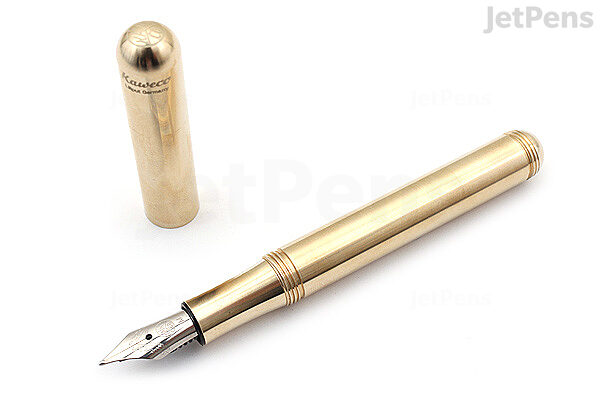 Traveler's Company brass fountain pen. Only comes with an “F” nib