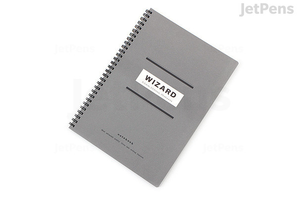 Apica Wizard Notebook - Semi B5 - 6.5 mm Rule - Gray | JetPens