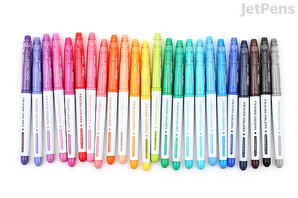 Frixion Fineliner Pens - 12 Pack Assorted Colors