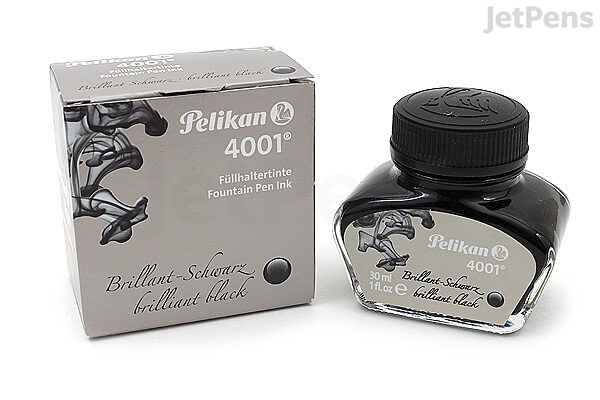 Pilot Fountain Pen Ink Black 30ml Bottle (INK-30-B)