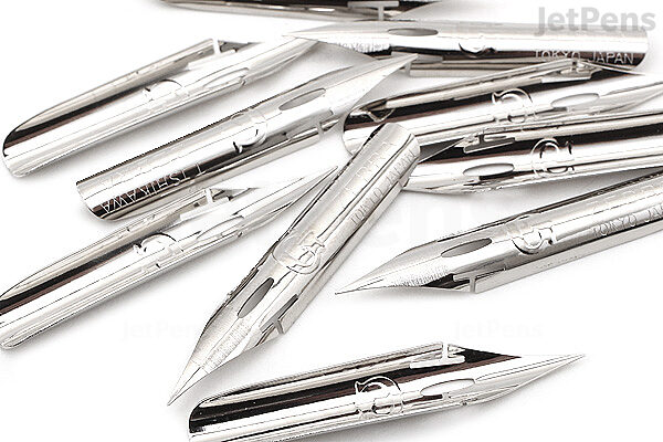 Zebra Dip Pen Nib - G - Chrome - Pack of 10