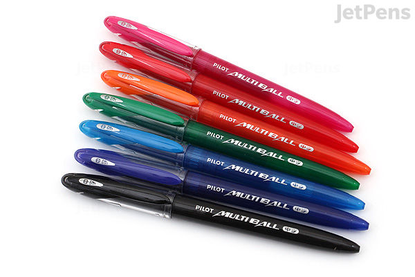 Pilot Multiball Pilot Multi Ball Rollerball Pen - Medium - 7 Color Set | JetPens