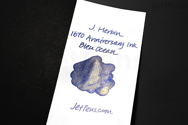 Jacques Herbin Bleu Océan Ink (Ocean Blue) - 1670 Anniversary - 50 ml Bottle - HERBIN H150/18