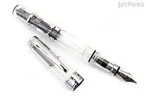 TWSBI Diamond 580 Clear Fountain Pen - Stub 1.1 mm Nib - TWSBI M7443150