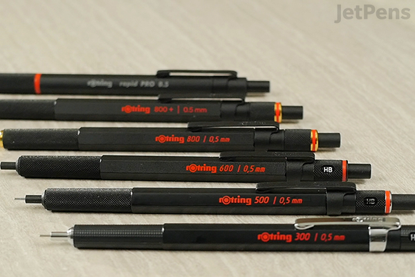 Rotring Rapid Pro matt black 0.5 mm mechanical pencil – P.W. Akkerman Den  Haag