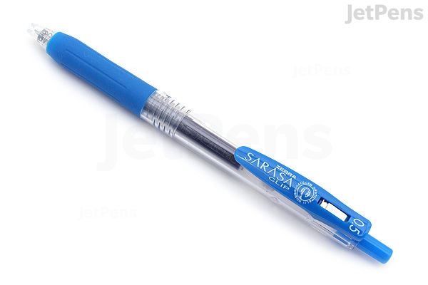 Zebra P JJS15 BL5 AZ Penna a sfera gel, clip Sarasa, 0,4 mm, blu, set da 5 Zebra P JJS15 BL5 AZ Penna a sfera gel, clip Sarasa, 0,4 mm, blu, set da 5