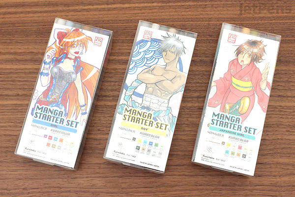Kuretake Zig Cartoonist Manga Starter Set Boy Jetpens Kuretake Zig Cartoonist Manga Starter Set Boy Jetpens