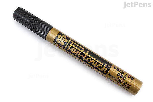 Habitat basketbal Hinder Sakura Pen-Touch Paint Marker - Medium Point 2.0 mm - Gold | JetPens