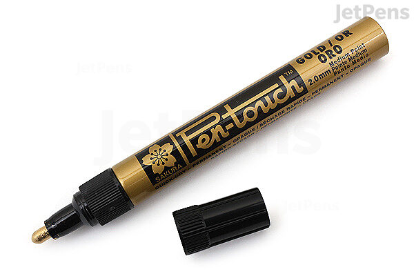 Sakura Pentouch Paint Marker, Medium Tip, Metallic Gold‏