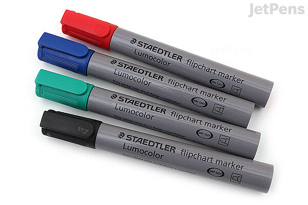 contrast Gunst Doelwit Staedtler Lumocolor Flipchart Marker 356 - 4 Color Set | JetPens