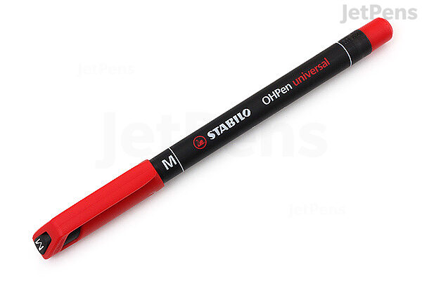 Stabilo OHPen Universal Permanent Marker - Medium - Red