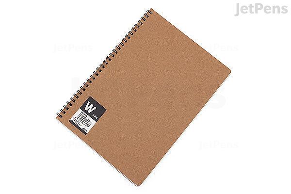 Apica Blank Cover Twin Ring Notebook - Semi B5 - Blank