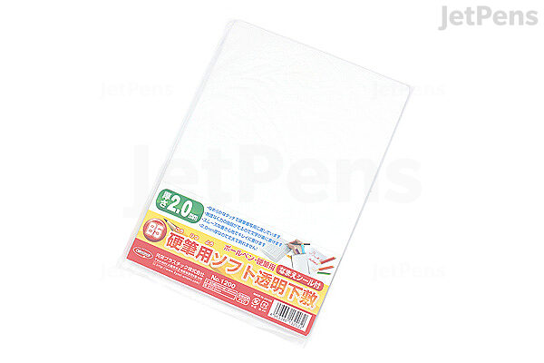 Flexible Plastic Writing Board with Ruler Markings (Pencil Board) - Select