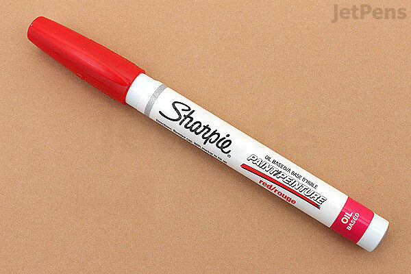 Sharpie Oil Based Paint Marker - Extra Fine Point Red