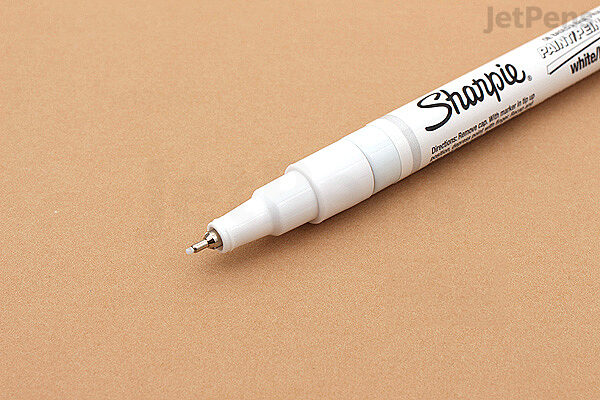 Sharpie Oil-Based Paint Marker, Extra-Fine Point, White Barrel