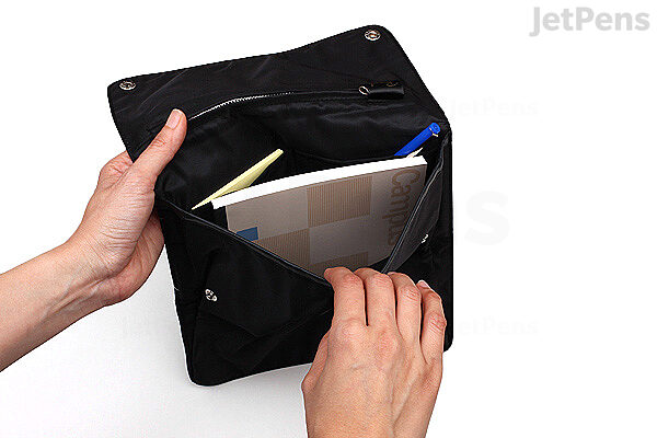 Kokuyo Bizrack Bag in Bag - 2 Way Pouch - A5 - Black | JetPens