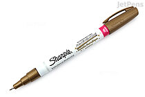 Sharpie Oil-Based Paint Marker - Extra Fine Point - Metallic Gold - SHARPIE 35532