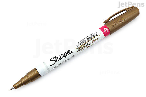 SHARPIE Oil-Based Paint Marker, Extra Fine Point, White, 1 Count - Great  for Rock Painting