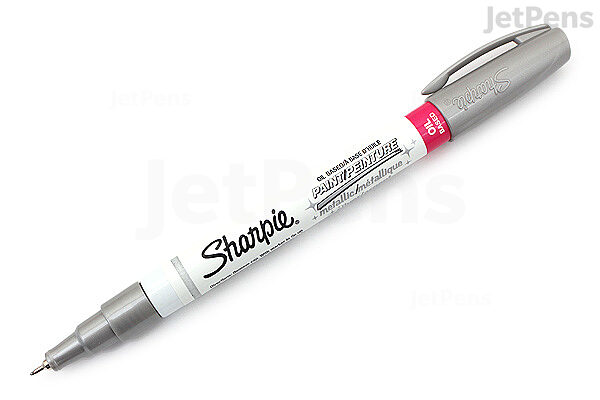 Sharpie - Paint Pen Marker: Silver, Oil-Based, Extra Fine Point - 56318538  - MSC Industrial Supply