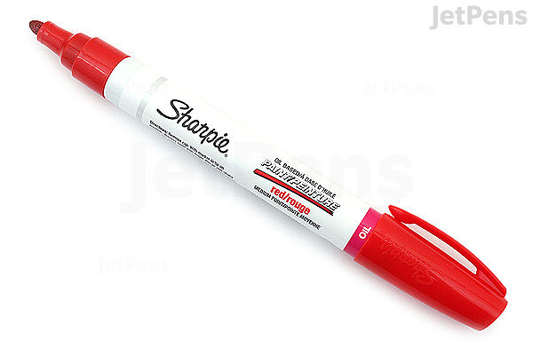 Edding Red 2 → 4mm Medium Tip Paint Marker Pen for use with