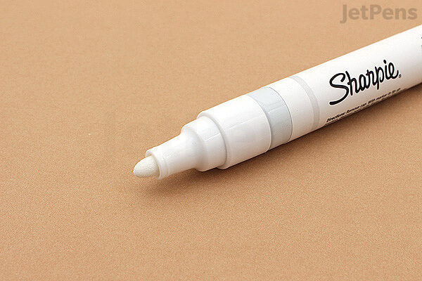 Sharpie Paint Marker, Medium Point, White, PK12 35558