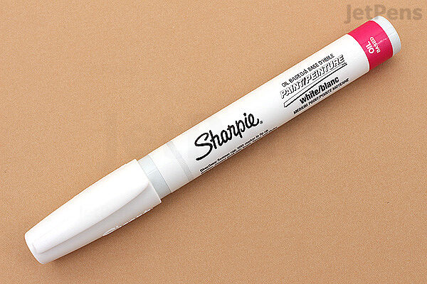 White Sharpie Paint Marker Medium Tip Pen Oil Based UK STOCK FAST