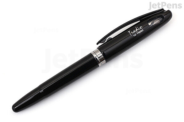 Millimeter Opsommen stoomboot Pentel TRF94 Tradio Fountain Pen - Black - Medium Nib | JetPens