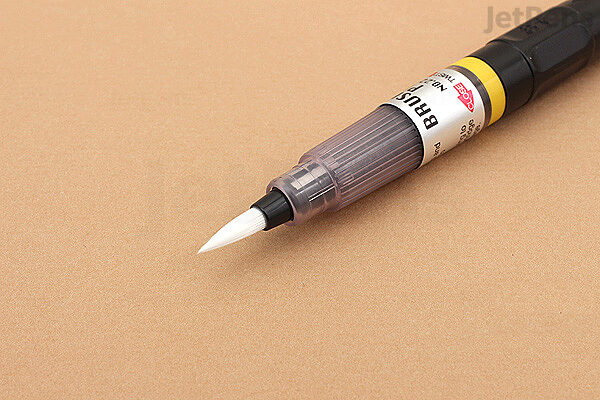 Kuretake ZIG Cartoonist Brush Pen No. 22 - Black Ink - Medium - KURETAKE CNDM150-22S