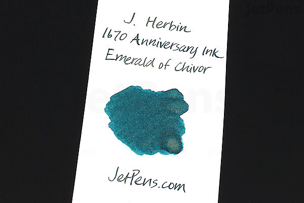 Jacques Herbin Émeraude de Chivor Ink (Emerald of Chivor) - 1670 Anniversary - 50 ml Bottle - HERBIN H150/35