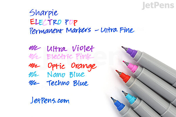 Electro POP Sharpie 25 Fine and 34 Ultra Fine Markers