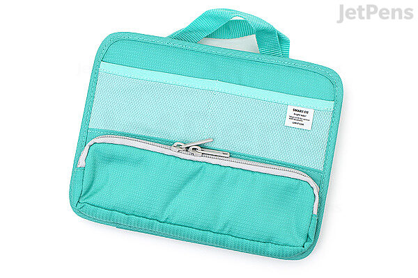 Lihit Lab Smart Fit Stand Pocket Bag in Bag - A6 - Green | JetPens