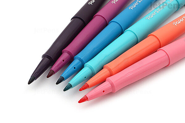 Paper Mate Flair Medium Felt Tip Pens, Tropical Colors - 6 Pack