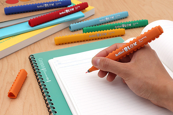 Shachihata Artline Blox Pen - 0.4 mm - 12 Color Set - JetPens.com