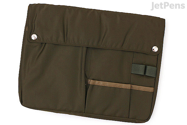 Kokuyo Bizrack Bag in Bag - B5 - Khaki (Green) | JetPens