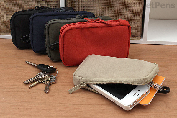 Lihit Lab Smart Fit Mobile Pouch - Orange - JetPens.com