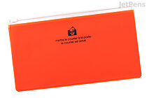 Etranger di Costarica Zipper Case - Pen Size - Transparency Orange - ETRANGER DI COSTARICA ZIP-PN-64