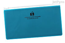 Etranger di Costarica Zipper Case - Pen Size - Transparency Light Blue - ETRANGER DI COSTARICA ZIP-PN-68
