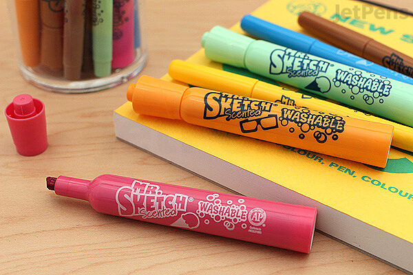 Mr. Sketch 1898305 Scented Markers, Chisel-Tip, Movie Night Colors