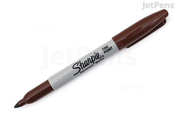Sharpie - Permanent Marker: Brown, AP Non-Toxic, Fine Point