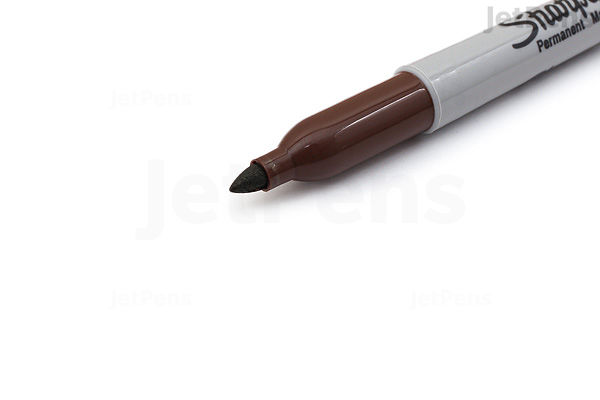 Sharpie Permanent Marker Fine Point Brown JetPens