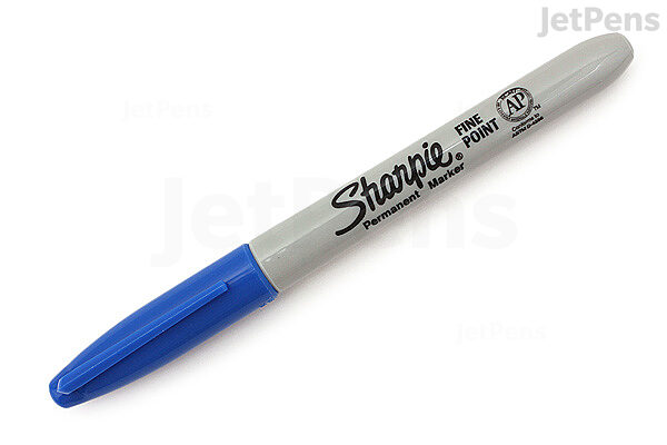 Sharpie` Permanent Marker Pen Isolated Editorial Photo - Image of blue,  craft: 187470746