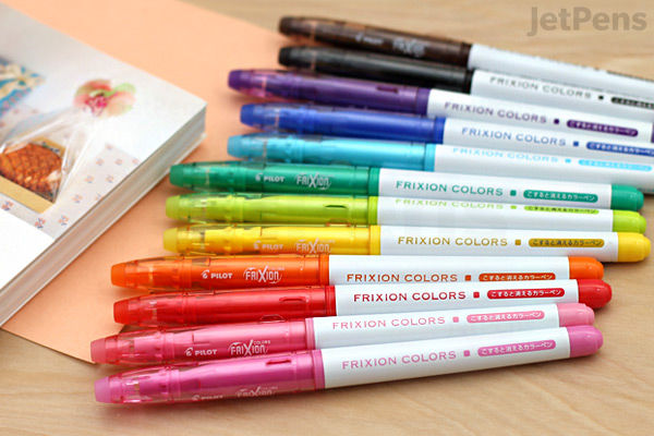 Pilot FriXion Erasable Fineliner Assorted Set Of 4