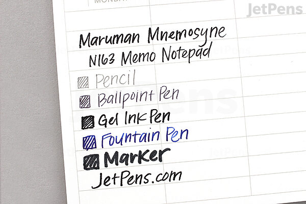 maruman mnemosyne n163 memo pad weekly calendar 8 x 4 1
