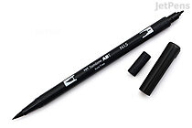 Tombow Dual Brush Pen - N15 - Black - TOMBOW AB-TN15