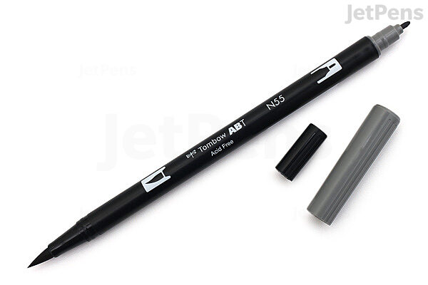 Tombow - Dual Brush-Pen - Cool Gray- 7 (N55)