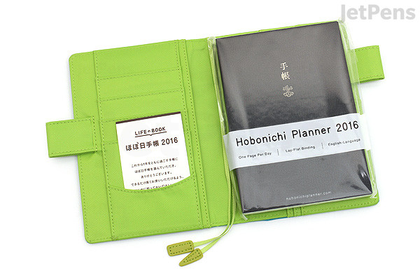Hobonichi Techo Planner with Cover - 2016 - A6 - Blue-Green | JetPens