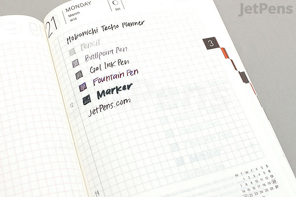 Hobonichi Techo Planner - 2016 - A6 | JetPens