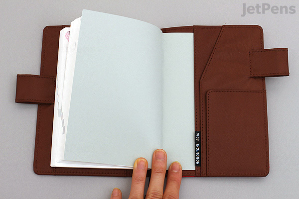 Hobonichi Techo Planner with Cover - 2016 - A6 - Framboise Chocolat ...