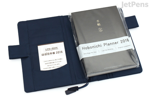Hobonichi Techo Planner with Cover - 2016 - A6 - Navy | JetPens